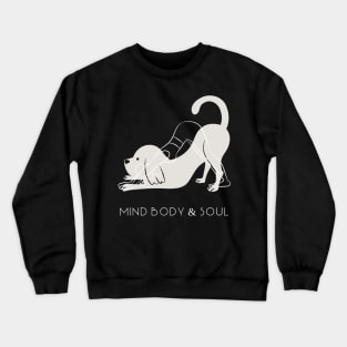 Funny and Cute Mind body and soul Design Crewneck Sweatshirt